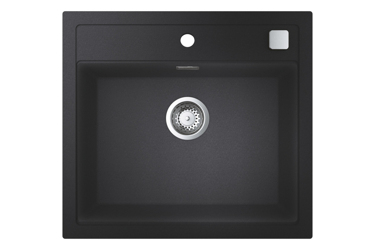 Мойка GROHE K700 с одной чашей, 560 x 510 мм, черный гранит (31651AP0)