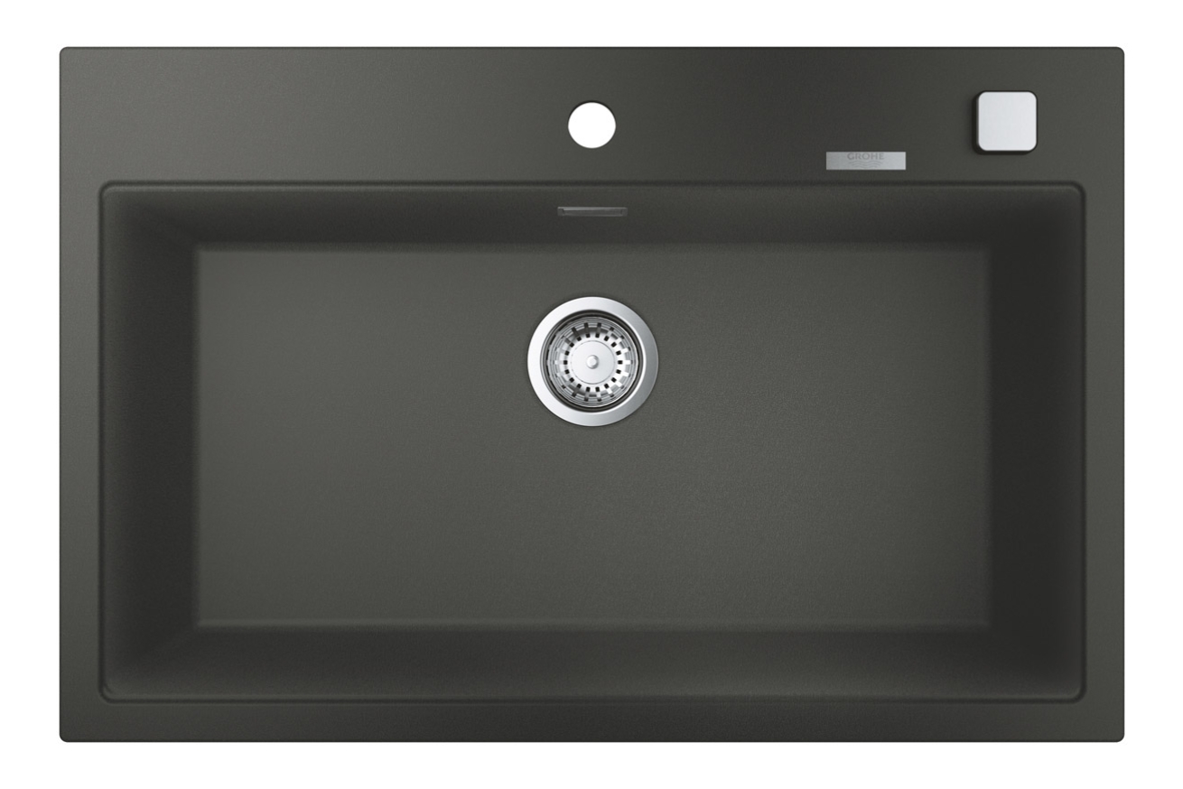 Мойка GROHE K700 с одной чашей, 780 x 510 мм, серый гранит (31652AT0)