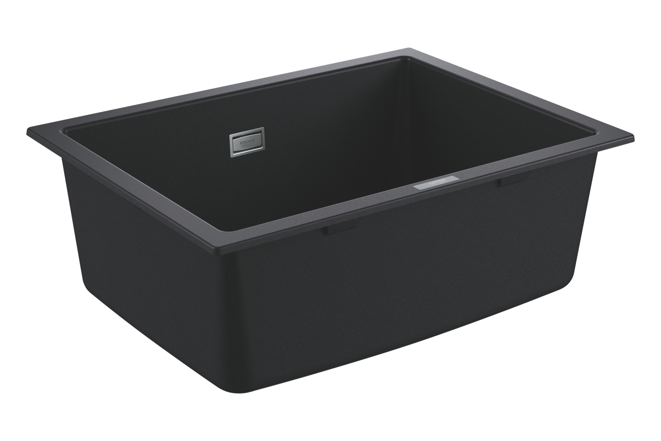 Мойка GROHE K700U с одной чашей, 610 x 460 мм, черный гранит (31655AP0)