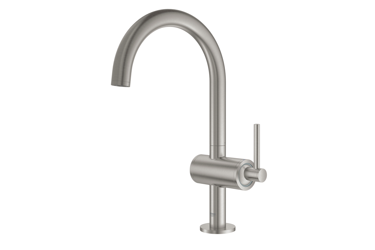 Смеситель для раковины GROHE Atrio, суперсталь (32042DC3)