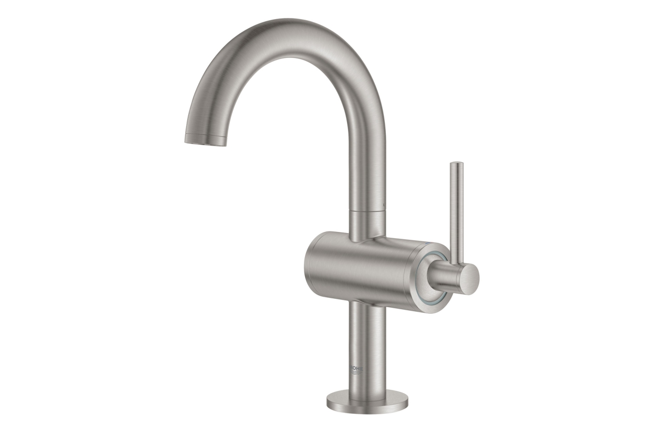 Смеситель для раковины GROHE Atrio, суперсталь (32043DC3)