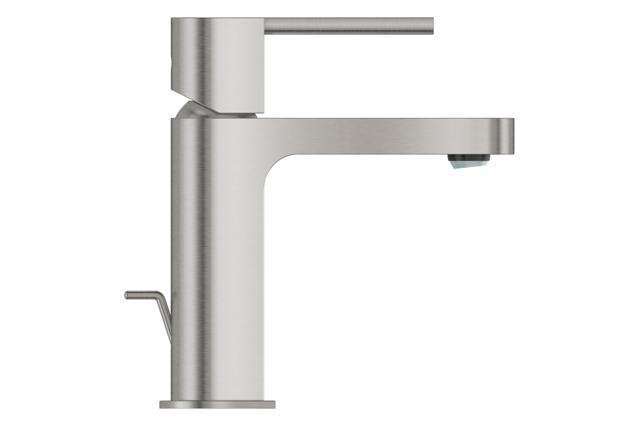 Смеситель для раковины GROHE Plus с донным клапаном, S-Size, суперсталь (32612DC3)