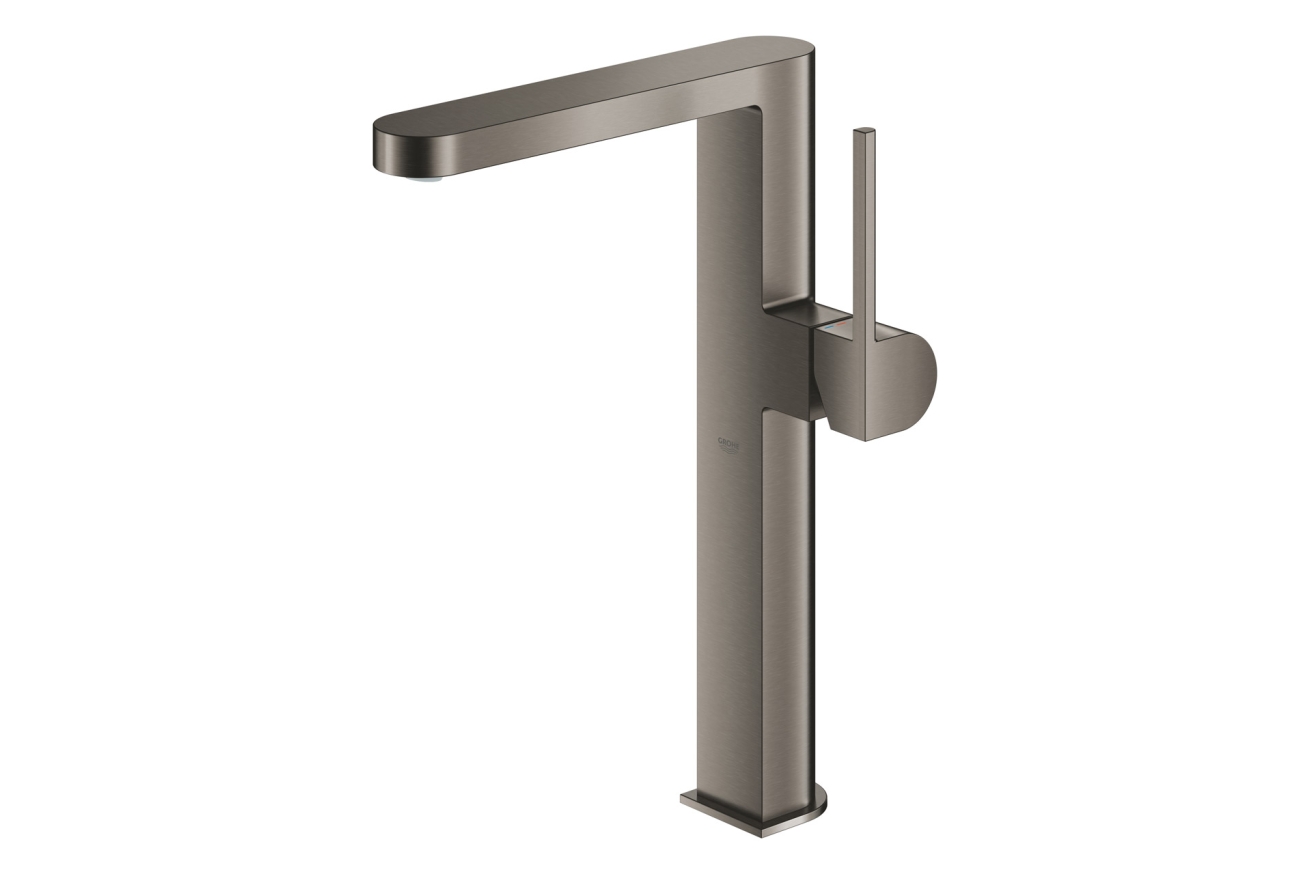 Смеситель для раковины GROHE Plus, XL-Size, гладкий корпус, темный графит матовый (32618AL3)