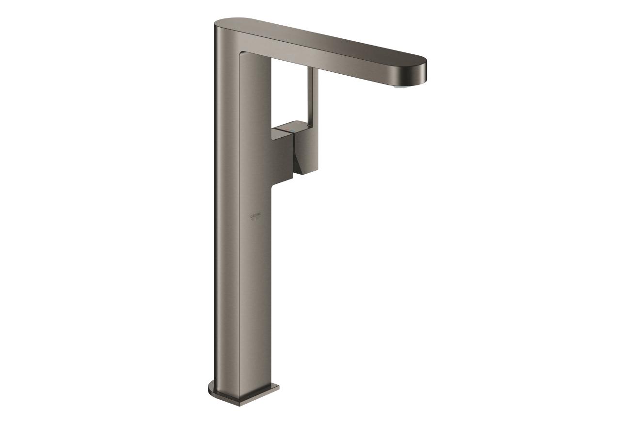 Смеситель для раковины GROHE Plus, XL-Size, гладкий корпус, темный графит матовый (32618AL3)