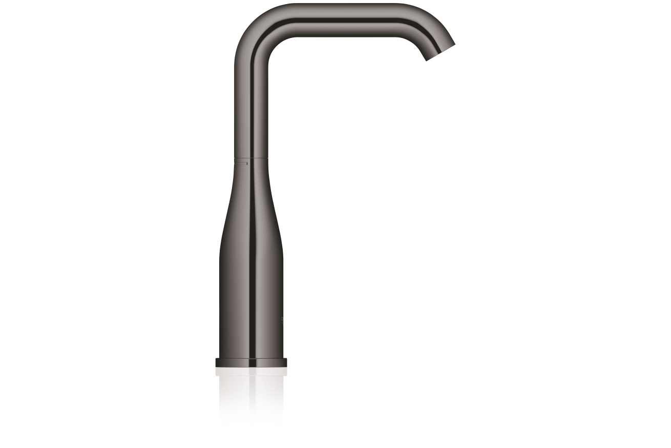 Смеситель для раковины GROHE Essence с донным клапаном, L-Size, темный графит глянец (32628A01)