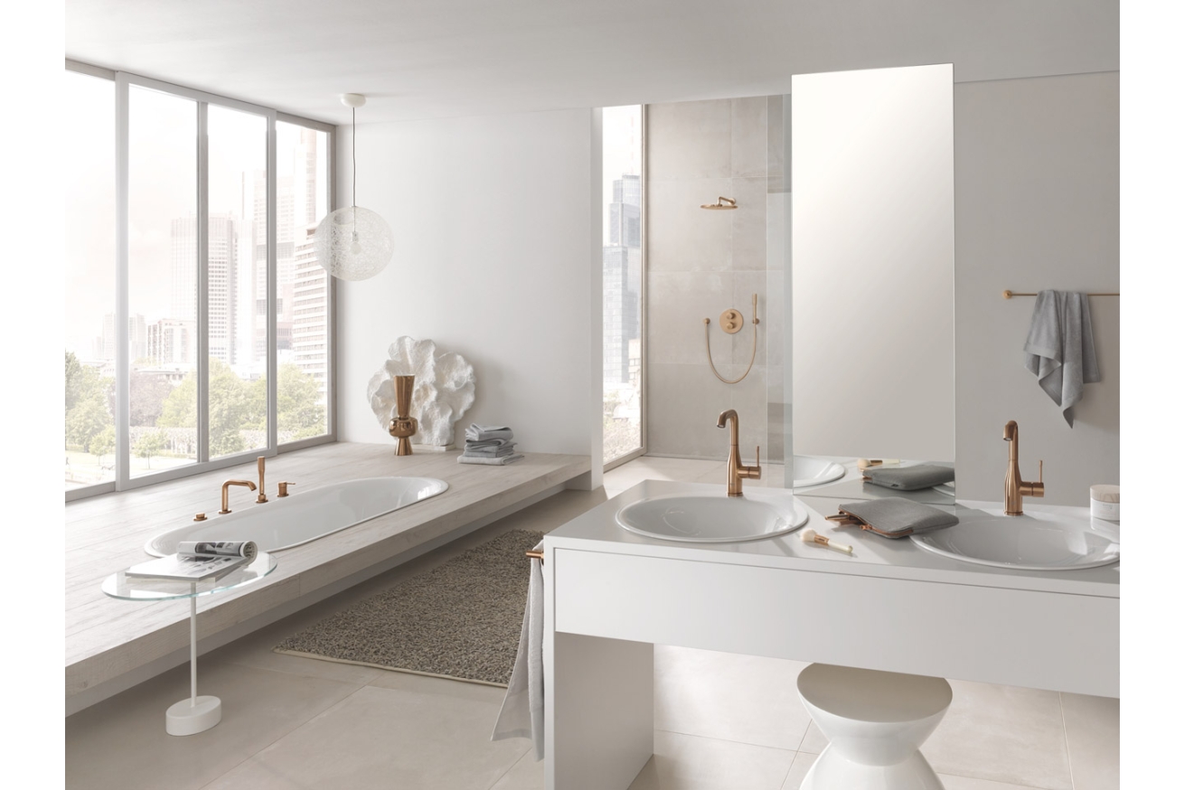 Смеситель для раковины GROHE Essence с донным клапаном, L-Size, теплый закат матовый (32628DL1)