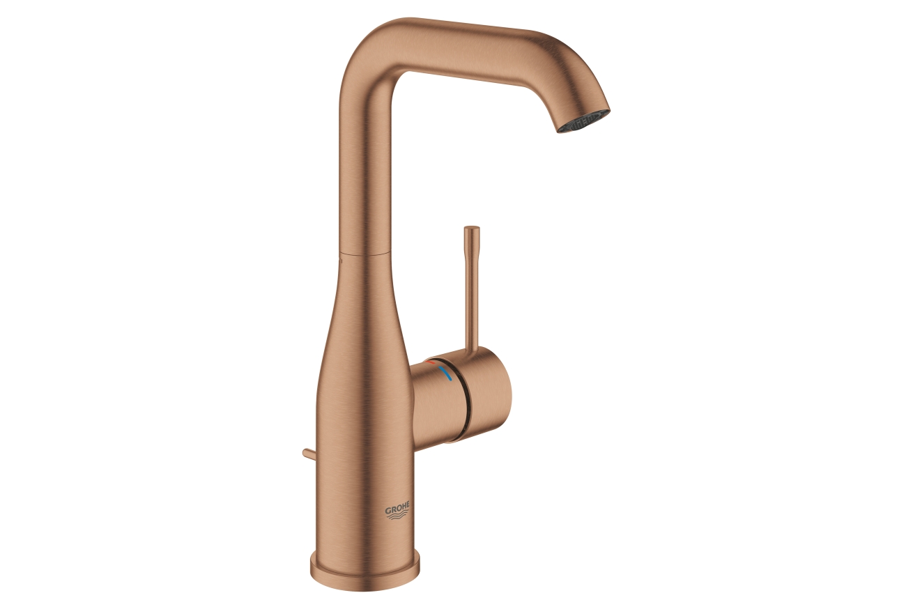 Смеситель для раковины GROHE Essence с донным клапаном, L-Size, теплый закат матовый (32628DL1)