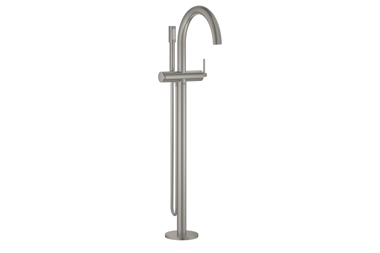 Внешняя часть смесителя для ванны GROHE Atrio напольного монтажа, суперсталь (32653DC3)