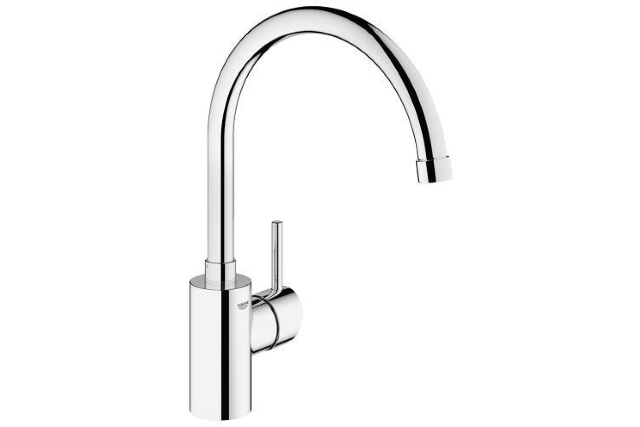 Смеситель для кухни GROHE Concetto с высоким С-изливом, хром (32661001)