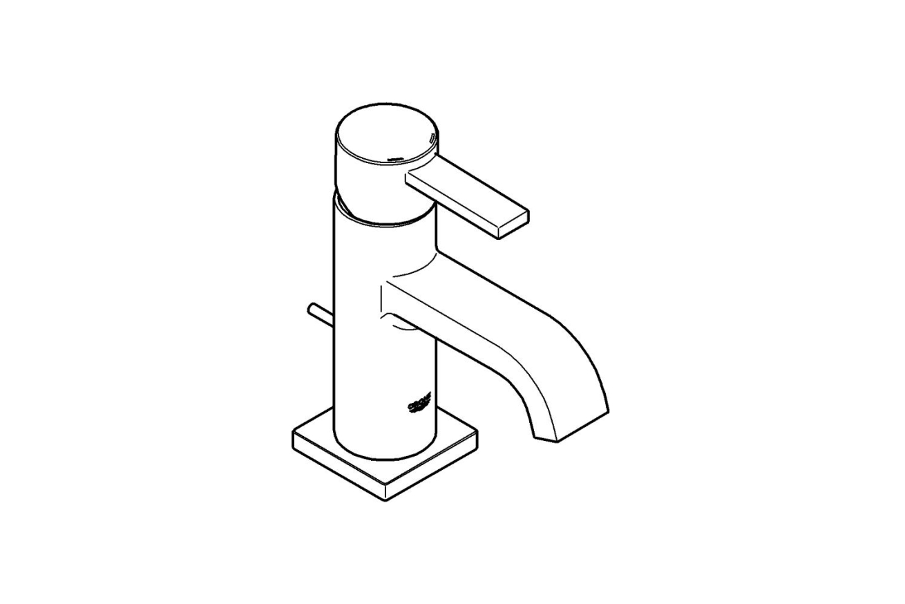 Смеситель для раковины GROHE Allure, M-Size, хром (32757000)