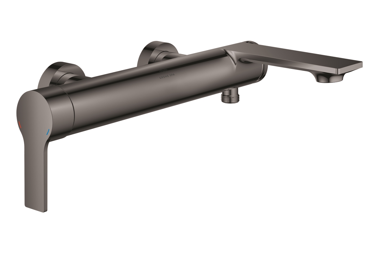 Смеситель для ванны GROHE Allure внешнего монтажа, темный графит глянец (32826A01)