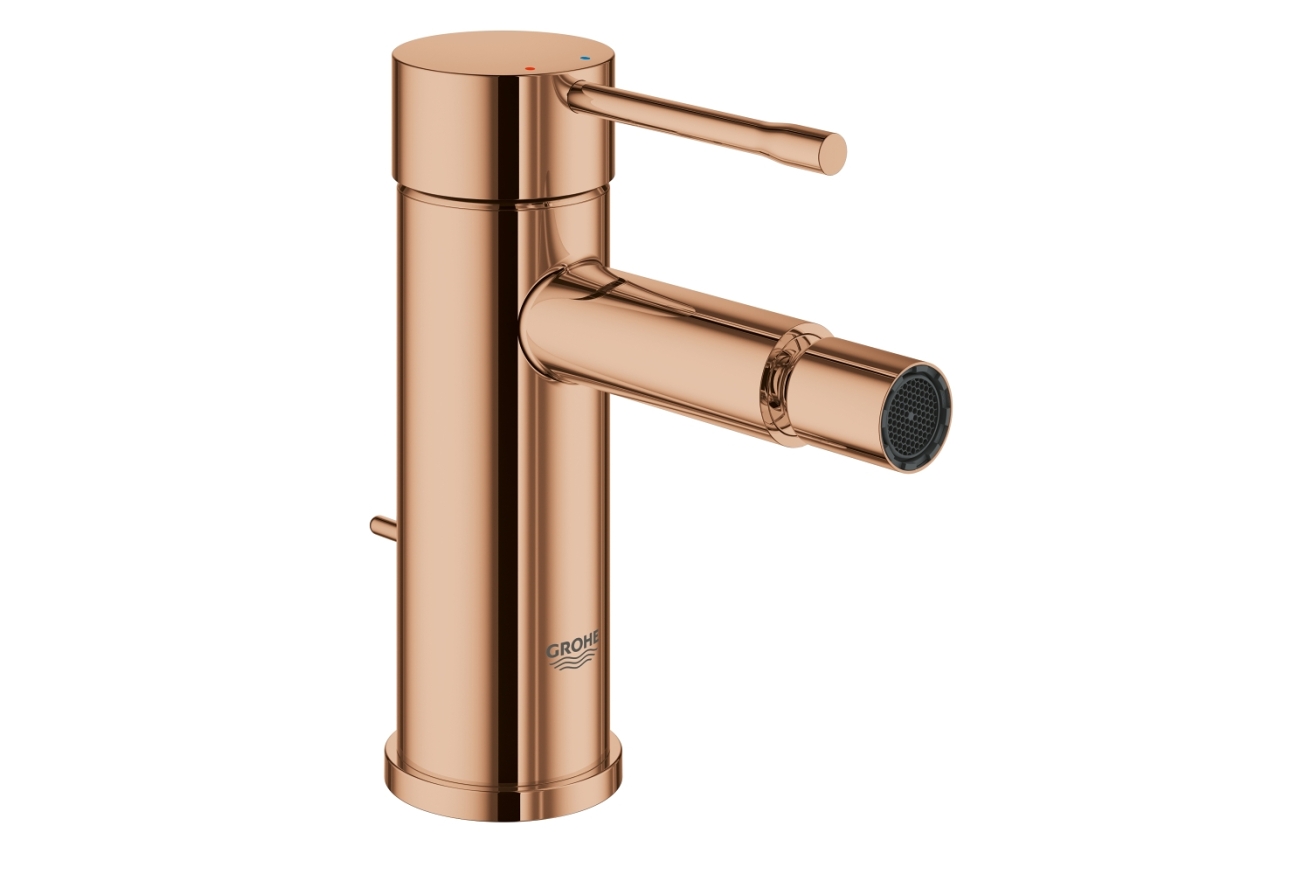 Смеситель для биде GROHE Essence с донным клапаном, теплый закат глянец (32935DA1)