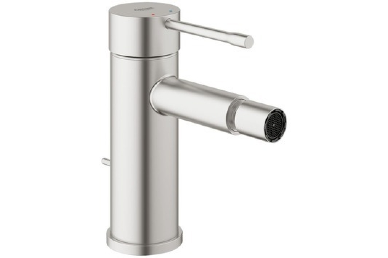 Смеситель для биде GROHE Essence с донным клапаном, суперсталь (32935DC1)