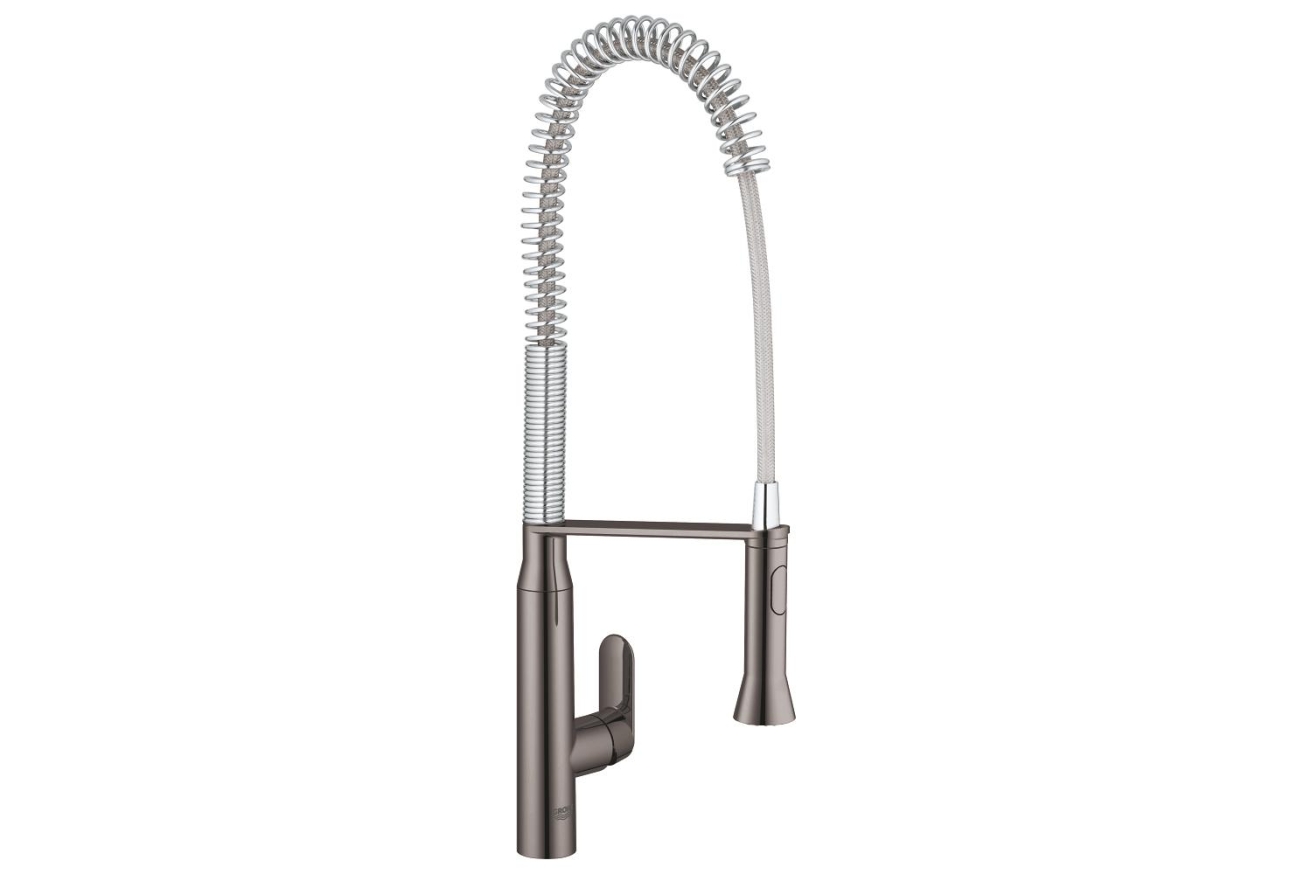 Смеситель для кухни GROHE K7 профессиональный, темный графит глянец (32950A00)