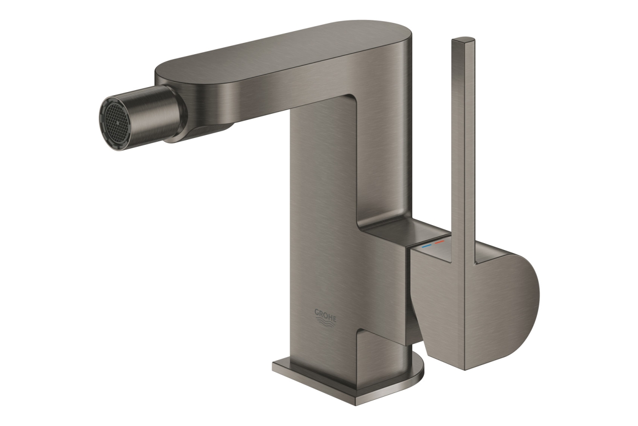 Смеситель для биде GROHE Plus с донным клапаном, темный графит матовый (33241AL3)
