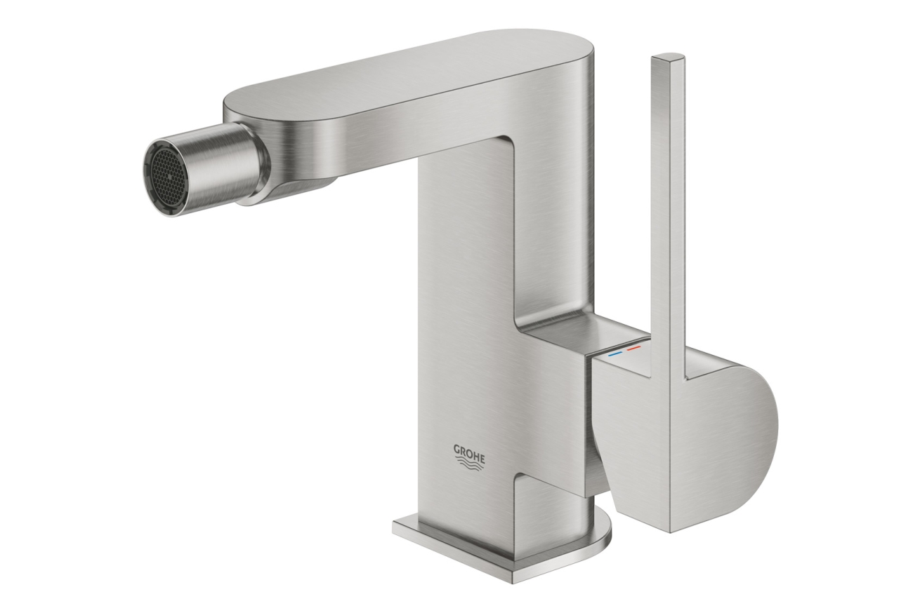 Смеситель для биде GROHE Plus с донным клапаном, суперсталь (33241DC3)
