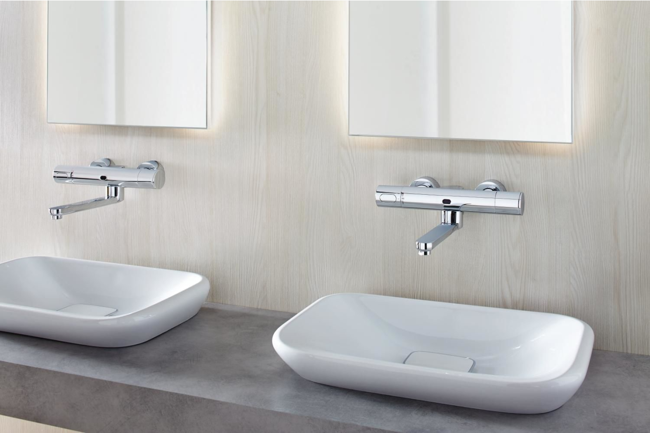Термостат для раковины GROHE Eurosmart Cosmopolitan E инфракрасный, хром (36332000)