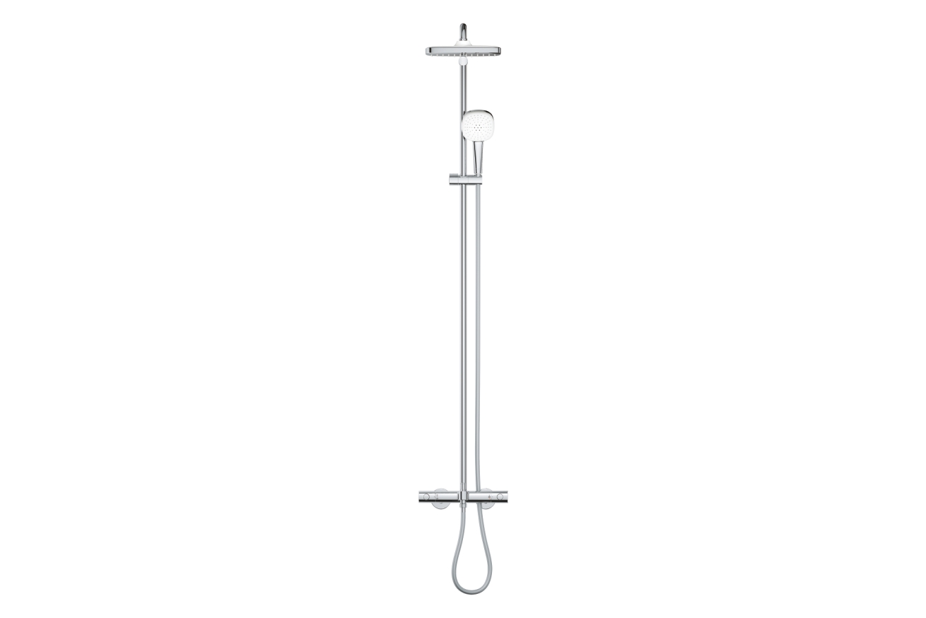 Душевая система GROHE Tempesta System 250 Cube с термостатом для ванны, хром (26691001)