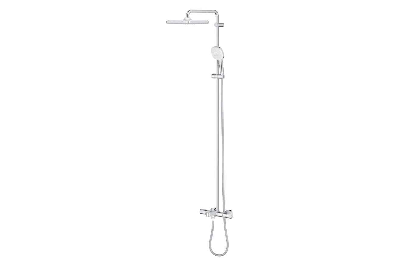 Душевая система GROHE Tempesta System 250 Cube с термостатом для ванны, хром (26691001)