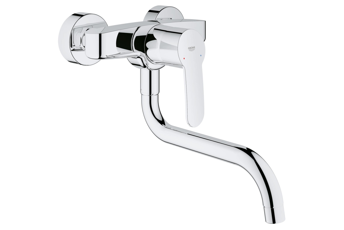 Смеситель для кухни GROHE Eurostyle Cosmopolitan настенный, хром (33982002)