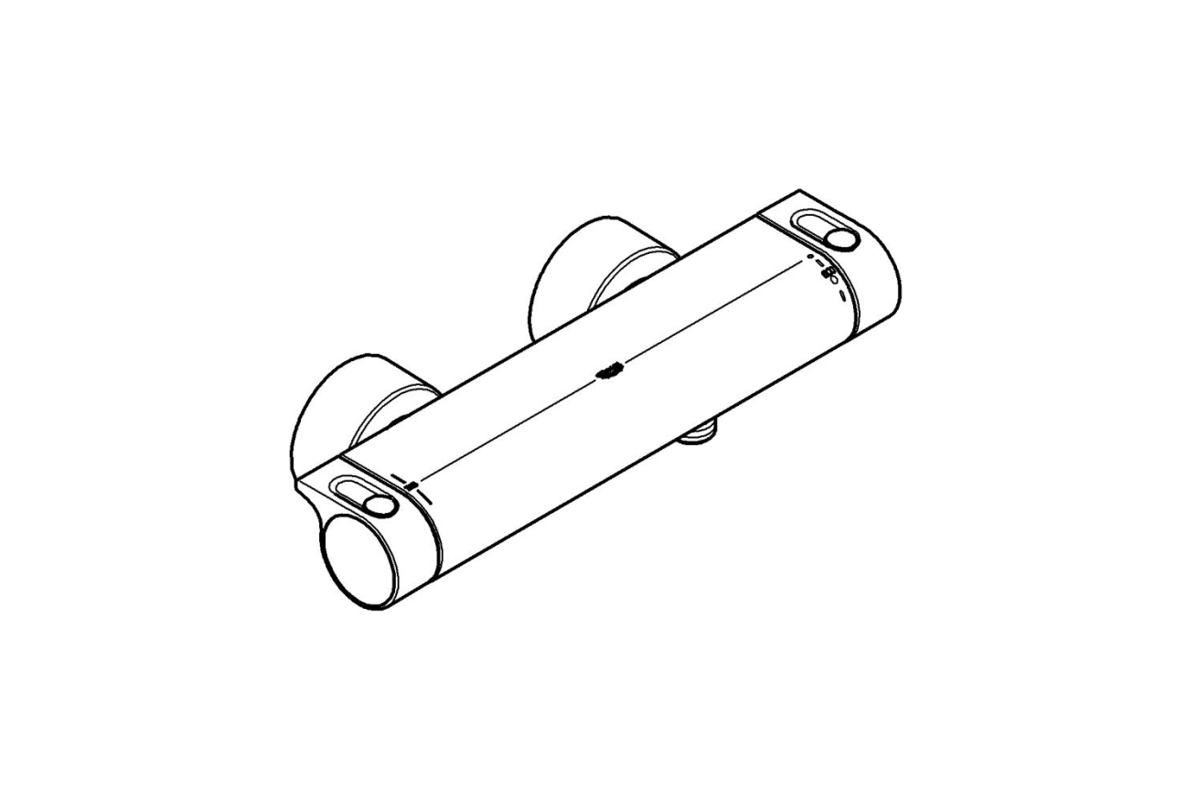 Термостат для душа GROHE Grohtherm 2000, хром (34169001)