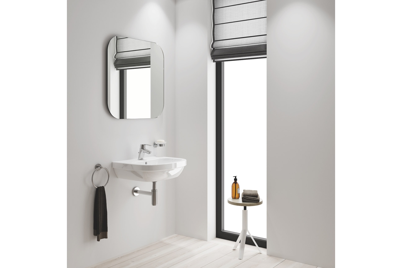 Смеситель для раковины GROHE Start QuickFix с донным клапаном, S-size, хром (32559001)