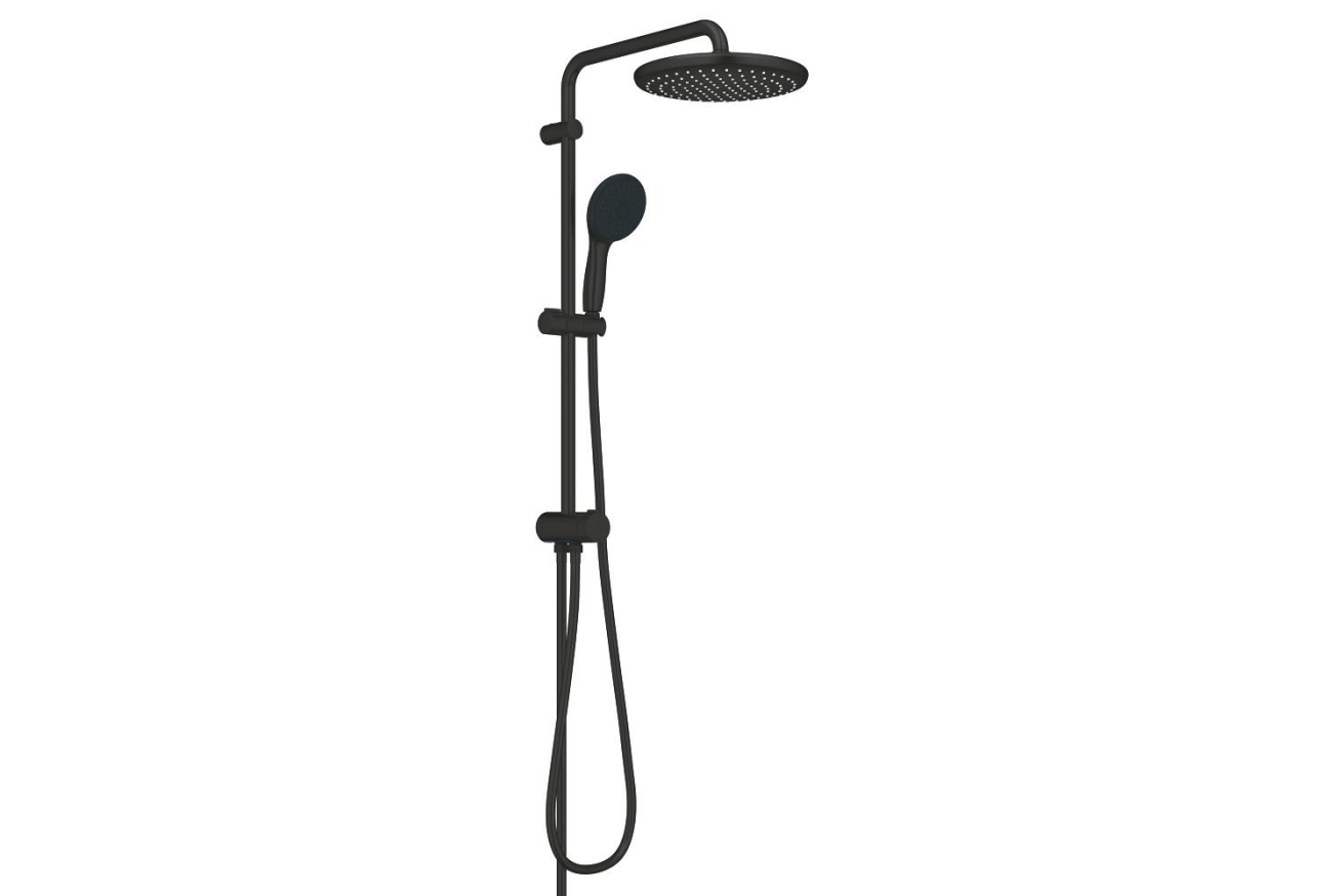 Душевая система GROHE Tempesta System 250 Flex с переключателем потоков, черный (269802431)