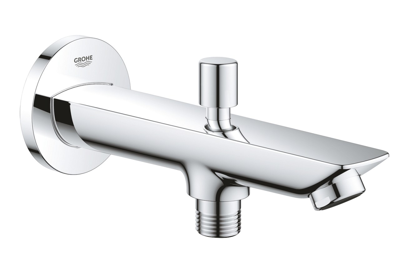 Излив для ванны GROHE BauCosmopolitan с переключателем ванна/душ, хром (13425001)