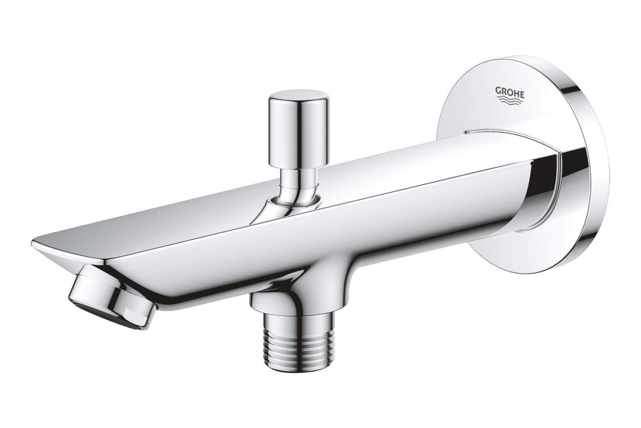 Излив для ванны GROHE BauCosmopolitan с переключателем ванна/душ, хром (13425001)