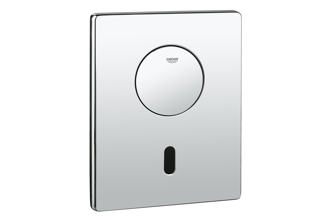 Панель смыва для унитаза GROHE Tectron Skate, 1 режим, хром (37419000)