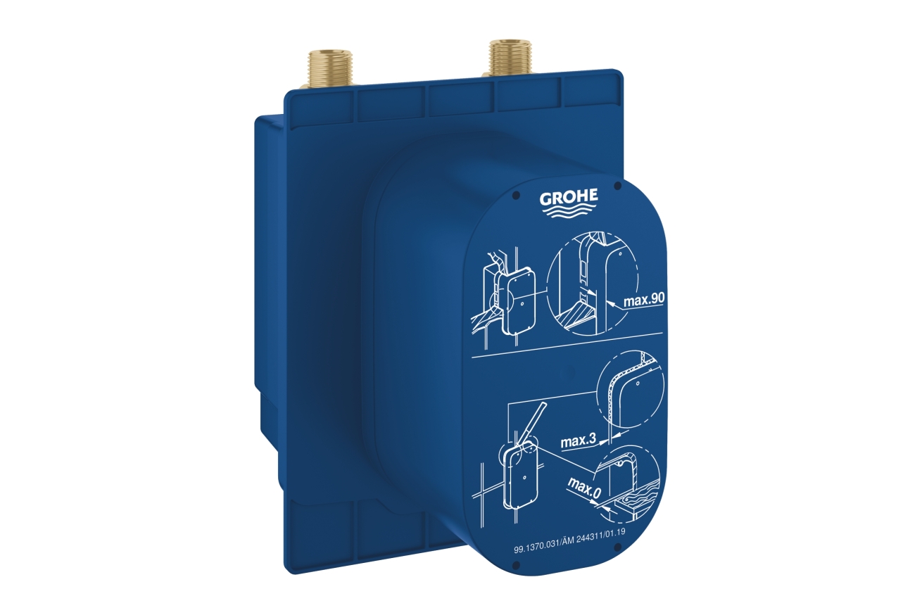 Скрытый монтажный ящик GROHE Eurosmart Cosmopolitan E со смешиванием для комплекта верхней монтажной части, хром (36339001)