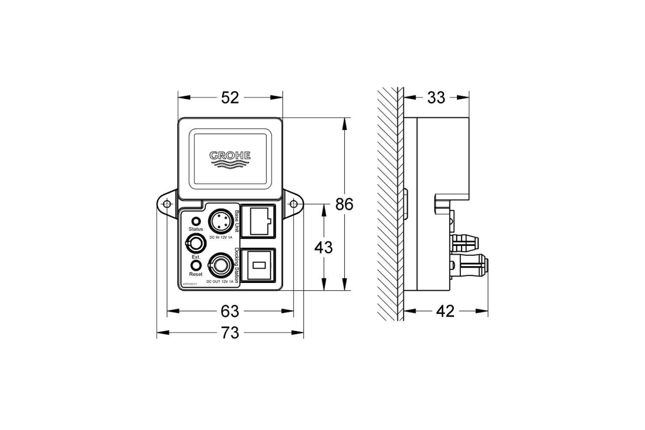 Модуль Bluetooth GROHE F-digital deluxe для паро-душевой кабины (36371000)