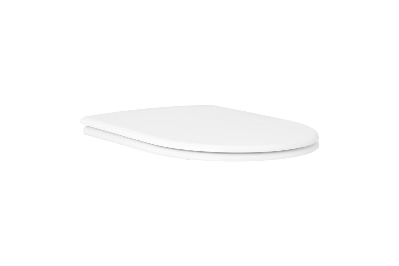 Сиденье для унитаза с микролифтом GROHE Essence Ceramic, альпин-белый (39577001)