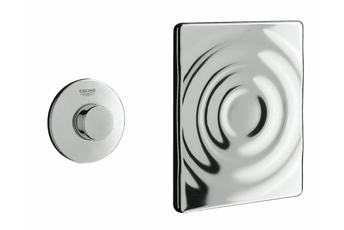Панель смыва для унитаза GROHE Surf с 1 режимом смыва, с дистанционным управлением, хром (37059000)