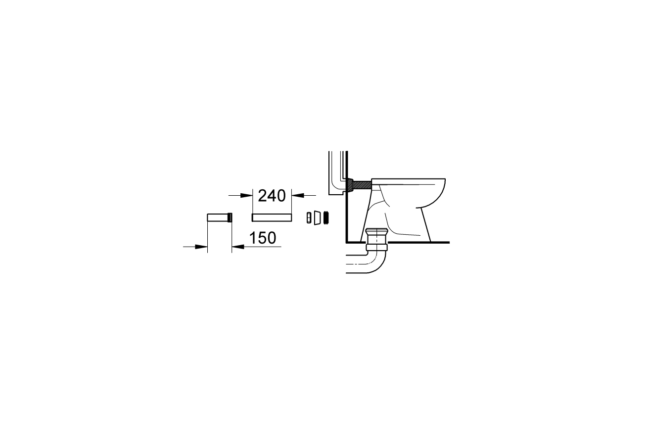 Впускной гарнитур GROHE (37102000)