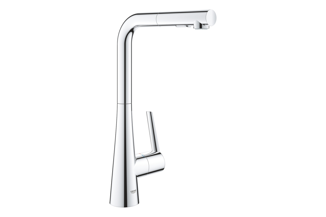 Смеситель для кухни GROHE Zedra с вытяжным душем 2jet, хром (32553002)
