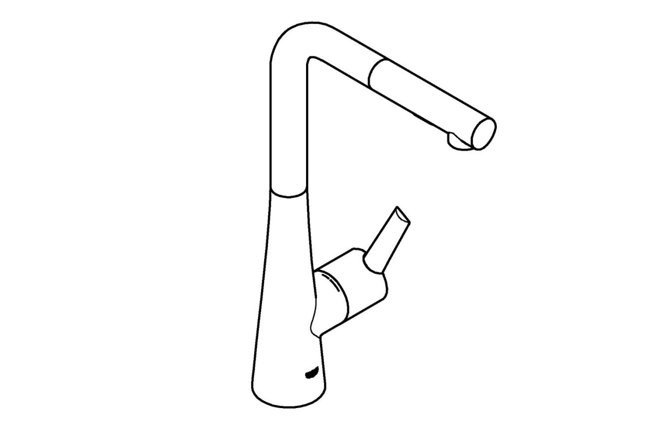 Смеситель для кухни GROHE Zedra с вытяжным душем 2jet, хром (32553002)