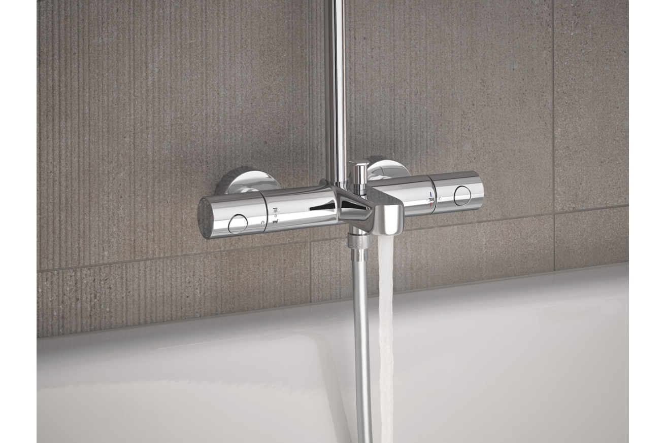 Душевая система GROHE Euphoria System 260 с термостатом для ванны, хром (27475002)