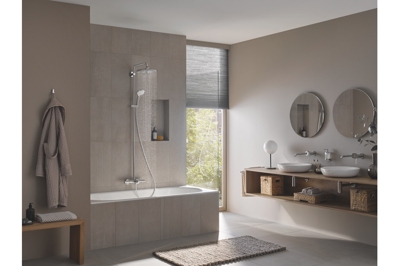 Душевая система GROHE Euphoria System 260 с термостатом для ванны, хром (27475002)