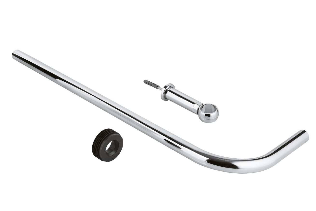 Сливная трубка для смывного устройства для унитаза GROHE, 700x250 мм, хром (38251000)