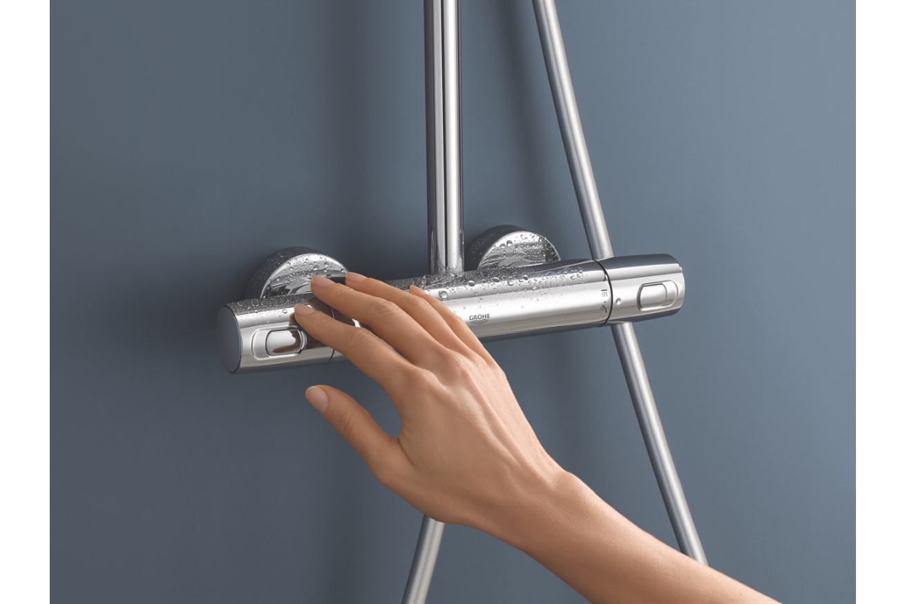 Душевая система GROHE Vitalio Joy 310 с термостатом для душа, хром (26400001)