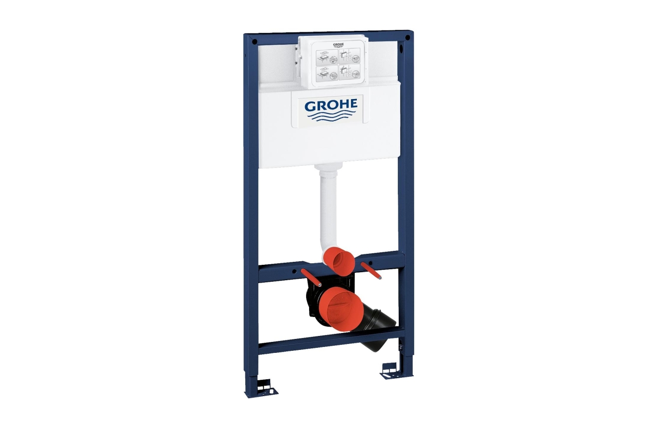 Система инсталляции для унитаза GROHE Rapid SL (1 м) для монтажа перед стеной (38525001)