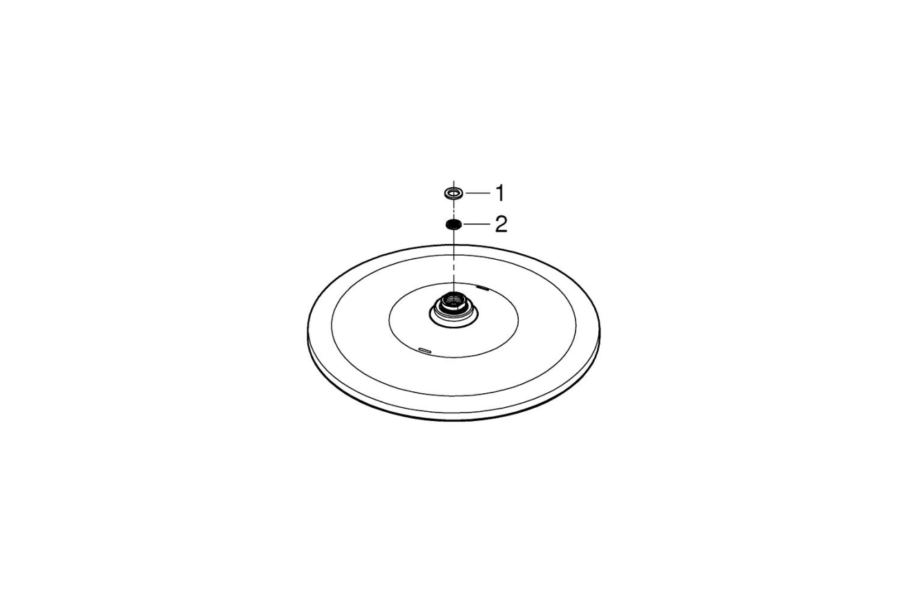Верхний душ GROHE Rainshower Mono 310, 1 режим, хром (26561000)