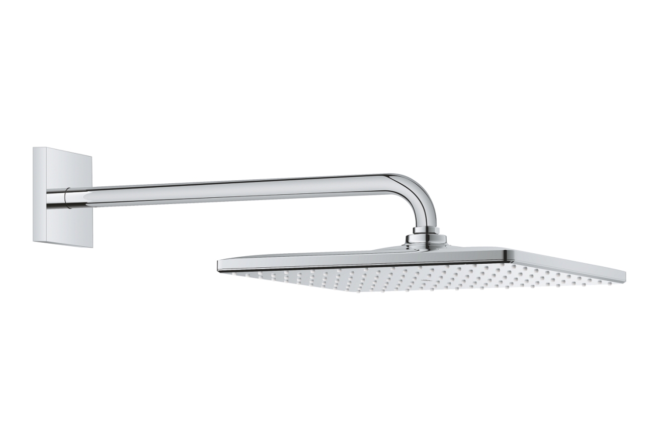 Верхний душ GROHE Rainshower Mono 310 Cube, 9,5 л/мин, 1 режим, 422 мм, хром (26564000)
