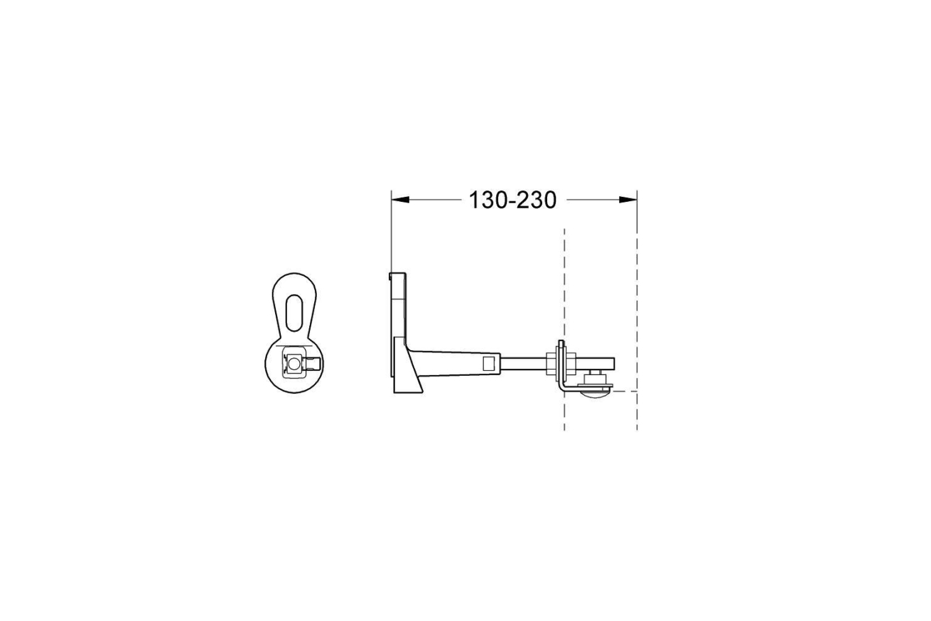 Универсальный монтажный уголок для GROHE Rapid SL (38733000)