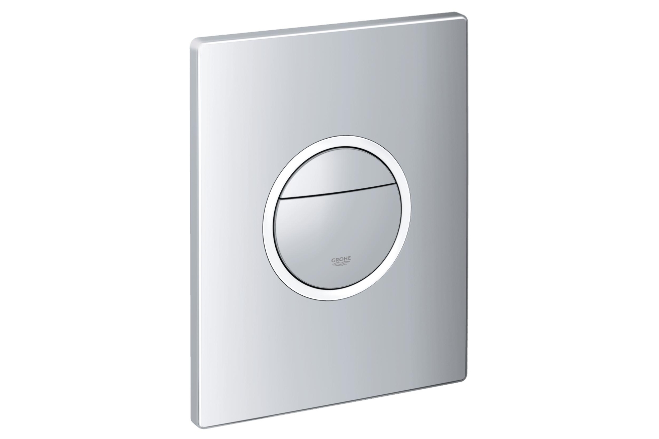 Панель смыва для унитаза GROHE Nova Cosmopolitan Light для вертикального и горизонтального монтажа, с подсветкой, хром (38809000)