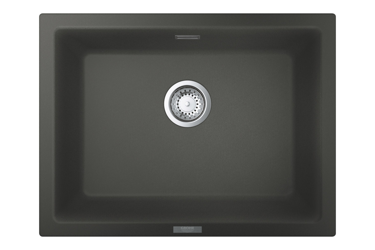 Мойка GROHE K700U с одной чашей, 610 x 460 мм, серый гранит (31655AT0)