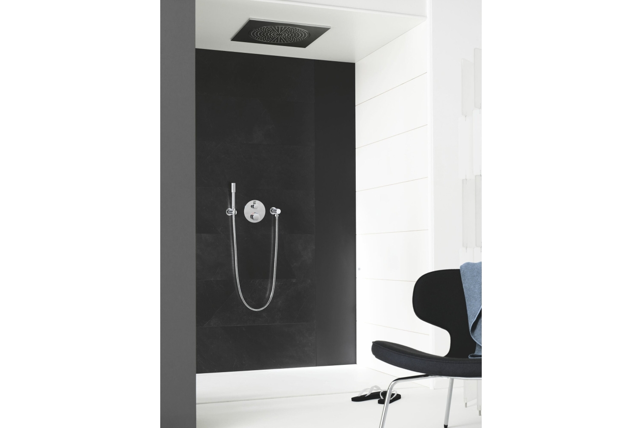 Внешняя часть термостата для ванны GROHE Grohtherm на 2 потребителя, хром (24077000)