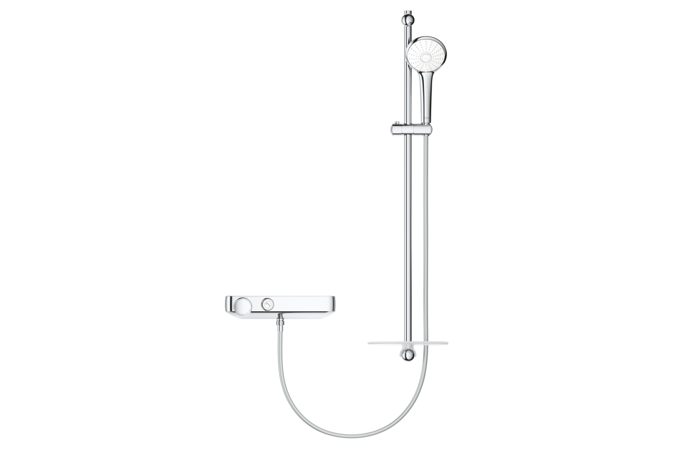 Термостат для душа GROHE Grohtherm SmartControl с душевым гарнитуром, хром (34721000)