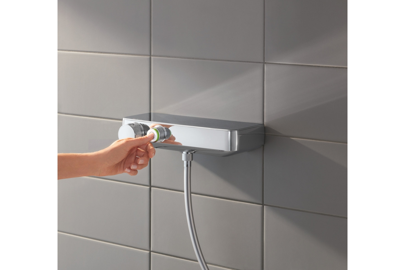 Термостат для душа GROHE Grohtherm SmartControl с душевым гарнитуром, хром (34721000)